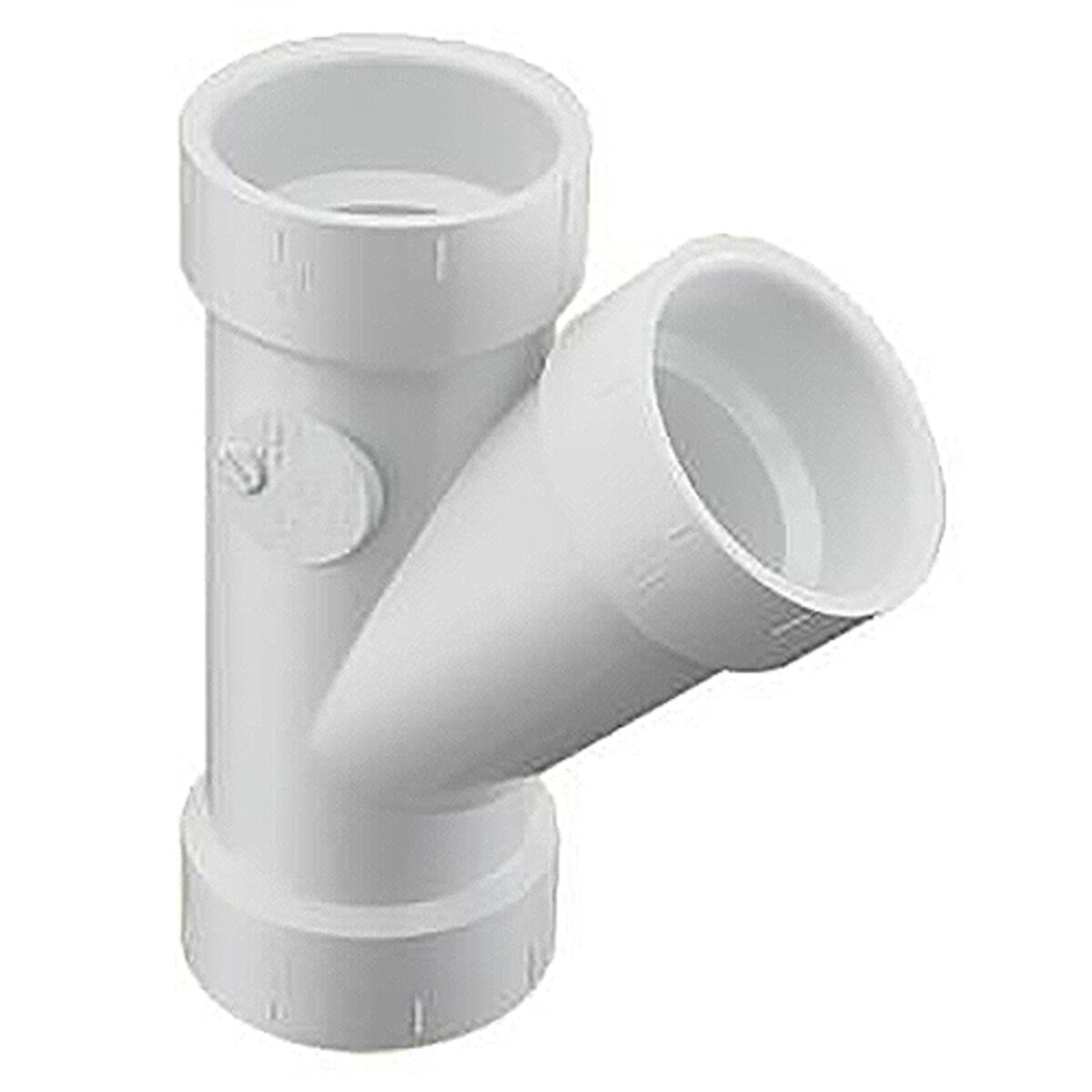 Sch 40 DWV PVC Wye 4 in. Hub