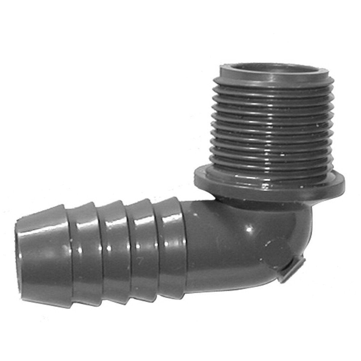 Poly Insert 90 Degree Combination Elbow 1/2 in. x 1/2 in. Insert x MIPT