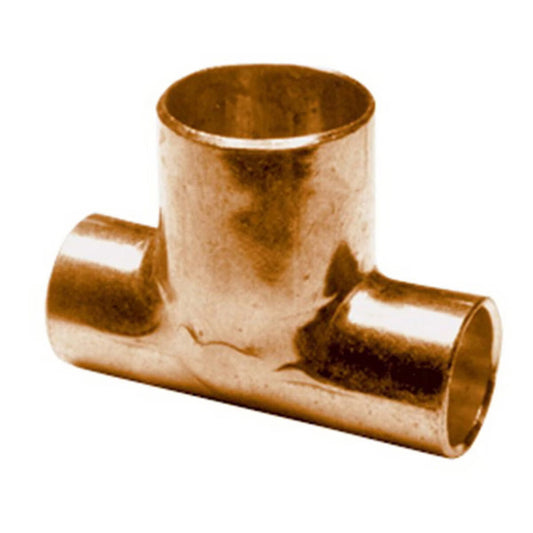 9099550 Reducing Tee Wrot Copper 1 in. x 1 in. x 1/2 in. Copper x Copper x Copper | Nibco