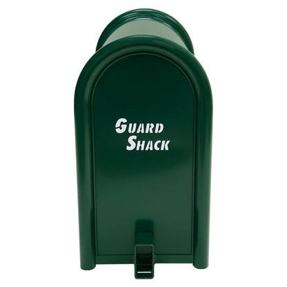 GuardShack Solid Powdercoated Enclosure Hinged (10"W x 24"H x 40"L) - Green/Tan