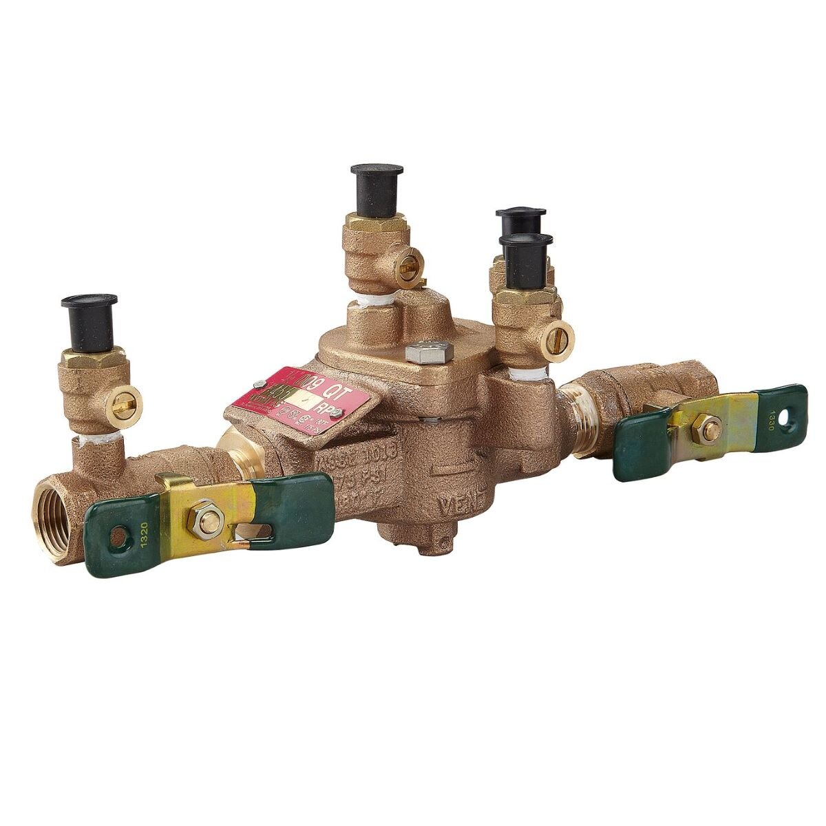 Watts 009 Reduced Pressure Zone Assembly 1 in. with Ball Valves, Tee Handles, Single Top Entry | 88004053