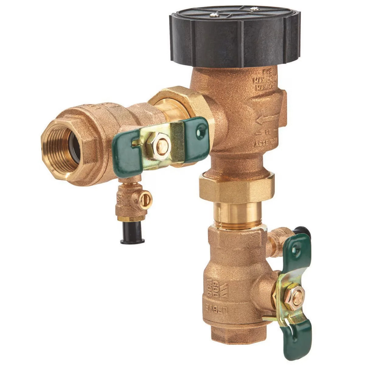 Watts 800M4-FR Freeze Resistant Anti-Siphon Pressure Vacuum Breaker 1 in. Bronze With Quarter Turn Ball Valve | 0388015