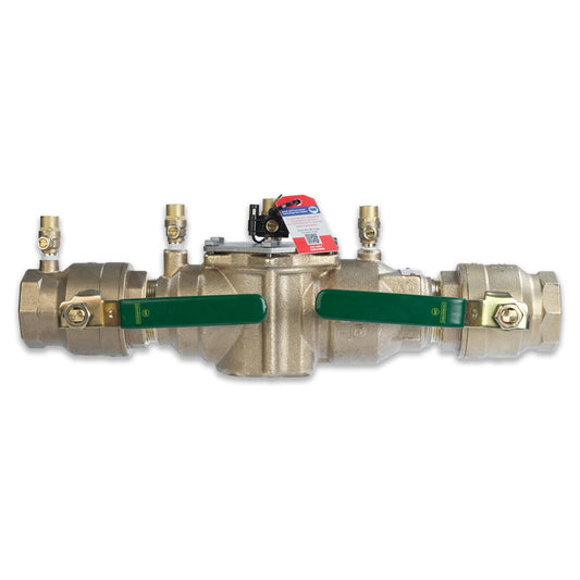 Watts LF007M1 Double Check Assembly w/ Ball Valves 2 in. Lead Free Bronze w/ Freeze Sensing Capability (Sensing Upgrade Kit Sold Separately) | T063235