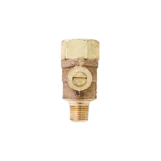 Watts Lead Free Brass Test Cock 1/8 in. NPT for Backflow MxF