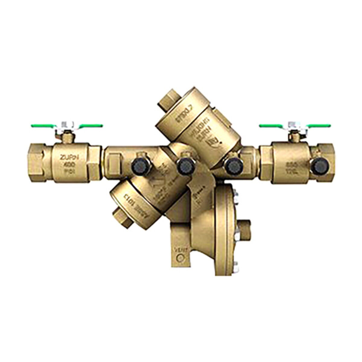 Wilkins 975XL Backflow Preventer 1-1/2 in. w/ Fast Test Cock Option | 112-975XLFT