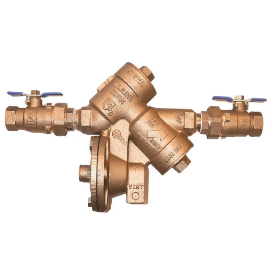 Wilkins 975XL Reduced Pressure Principle Assembly 1 in. with Wye Strainer and Union End Ball Valves | 1-975XLUS