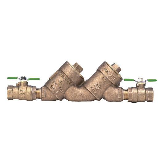 Wilkins Top Access Double Check Valve Assembly Model 950XLTFT 3/4 in. Lead Free Bronze With Fast Test Cocks |  34-950XLTFT