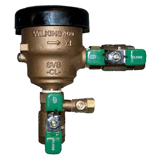 Zurn Wilkins 460XL Pressure Vacuum Breaker 1 in. Lead Free Cast Bronze Spill Resistant | 1-460XL