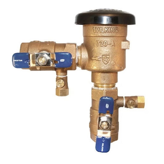 Zurn Wilkins 720A Pressure Vacuum Breaker 1 in. Bronze With Ball Valve | 1-720A