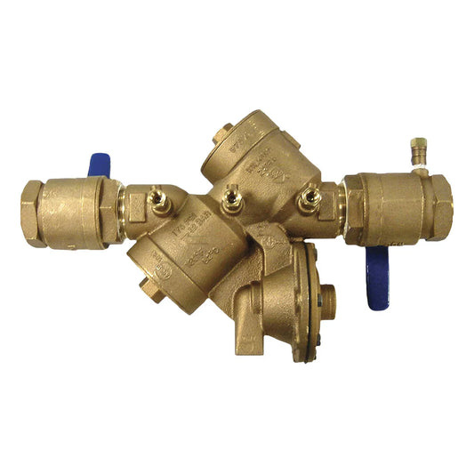 Zurn Wilkins 975 Reduced Pressure Principle Assembly 1-1/2 in. with Wye Strainer and Ball Valves | 112-975XLS