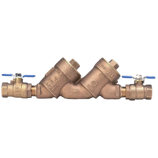Zurn Wilkins Top Access Double Check Valve Assembly Model 950XLT 1 in. Bronze | 1-950XLT