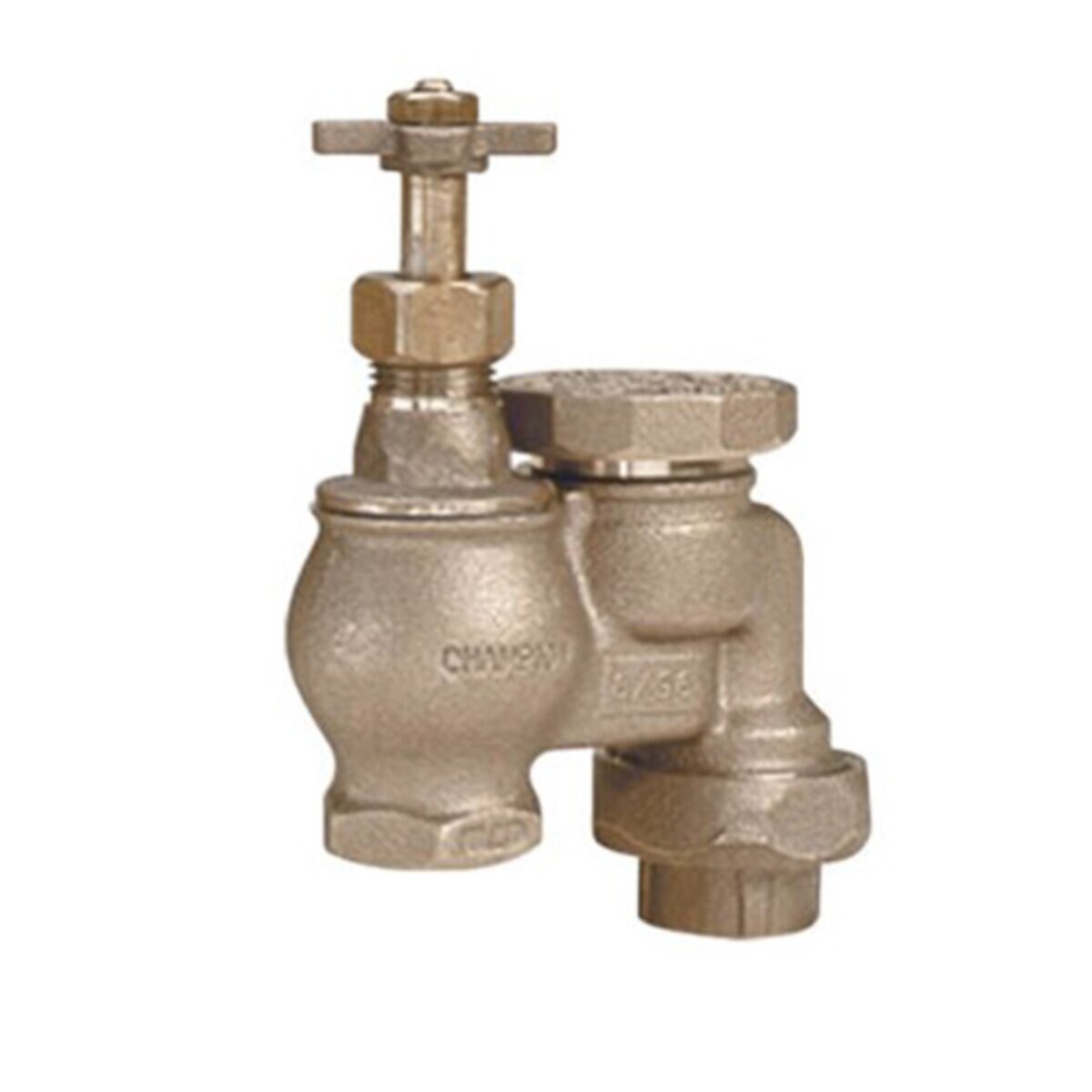 Champion 466-100Y   1 in. Anti-Siphon Body Valve w/ Union Brass