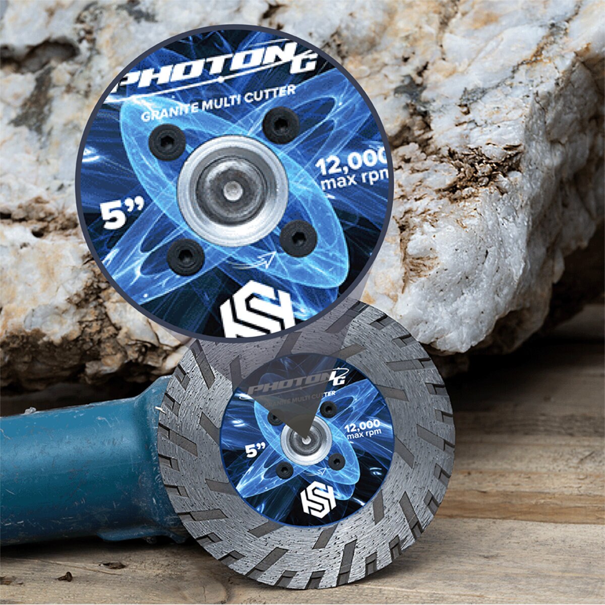 Tile and Stone Technologies Flush-Cut Quad-Adaptor