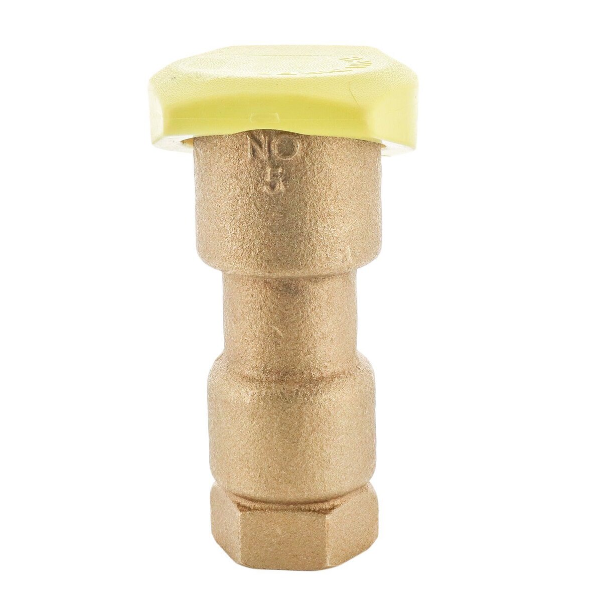 Rain Bird Quick Coupling Valve 1 in. FIPT Inlet 1 pc. Body with Yellow Rubber Cover