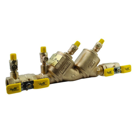 4A-105-A2F  Apollo 4A Double Check Valve Assembly 1 in. Bronze with Ball Valves |