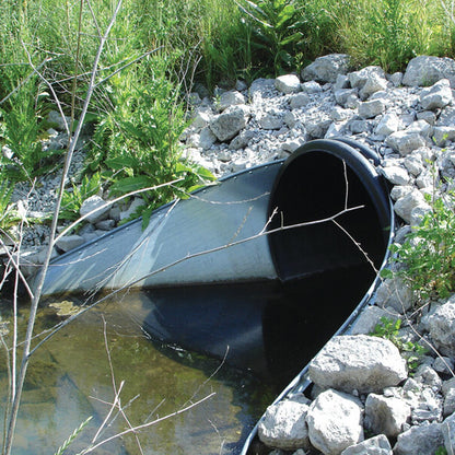 ADS N-12 Dual Wall Solid Pipe 4 in. x 20 ft. w/ Coupler