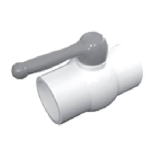 E1420-10  MIP Ball Valve PVC White NSF 1 in. T x T