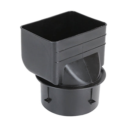 ADS HDPE Downspout Adapter Black 3 in. x 3.25 in. x 2.5 in.