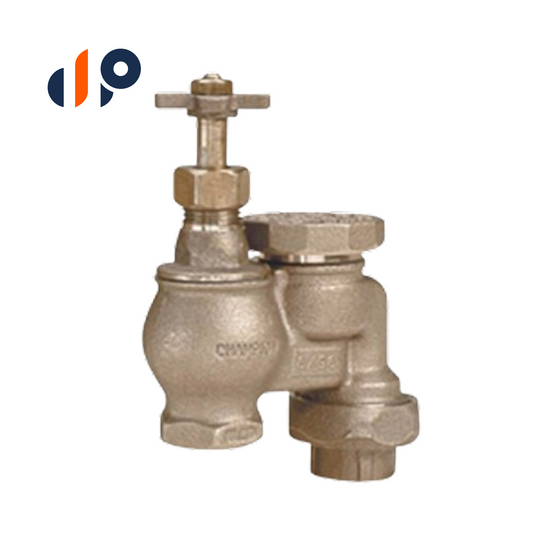 Champion 466-100Y   1 in. Anti-Siphon Body Valve w/ Union Brass