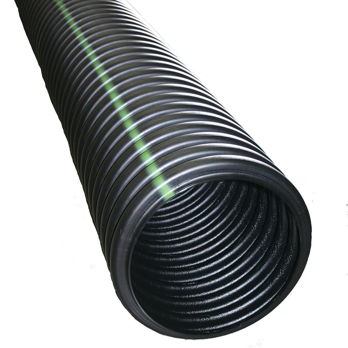 ADS Drain Pipe Single Wall Solid 12 in. x 20 ft. L