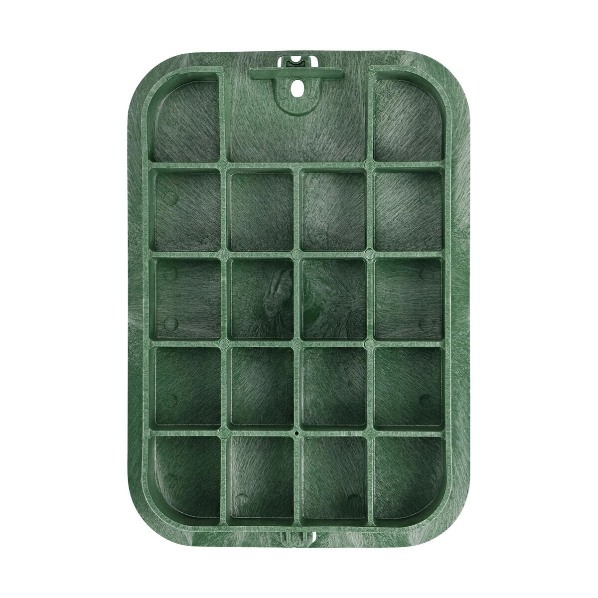 NDS Standard Valve Box Lid Rectangle 14 in. x 17 in. Overlapping Green Polyethylene ICV Lid Only