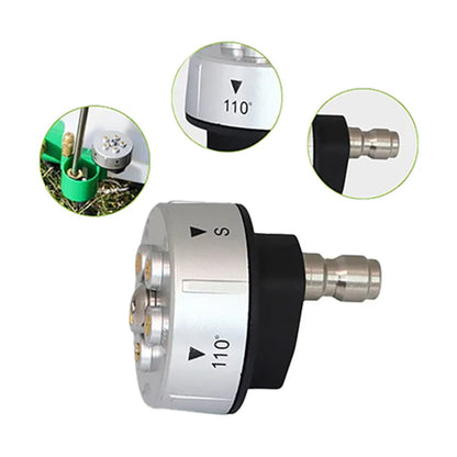 FlowZone Quick-Connect Aluminum 5-in-1 Adjustable Nozzle