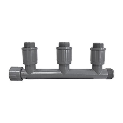 1301-310 -Lasco Tee UltraZone Series Gray PVC 1 in. x 1 in. x 1 in. Nut x MTHD x MVCONN
