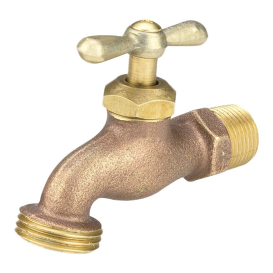 Matco Hose Bibb Cast Brass 3/4 in. MIPT x MHT