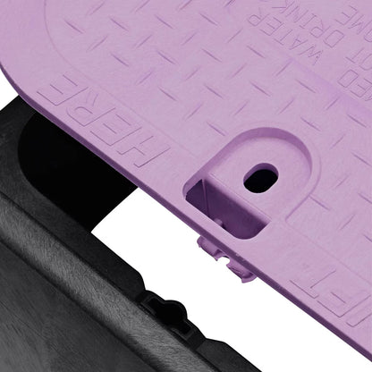 NDS Standard Valve Box Black Box/Purple Lid Retangle 14 in. x 19 in. x 12 in. Overlapping RW