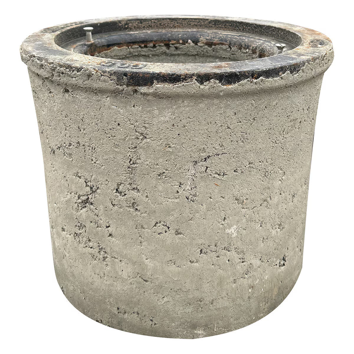 Christy Traffic Valve Box G05 Concrete Round 10-3/8 in. x 12 in. H w/ 2 Stainless Steel Bolts