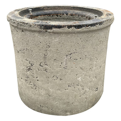 Christy Traffic Valve Box G05 Concrete Round 10-3/8 in. x 12 in. H w/ 2 Stainless Steel Bolts