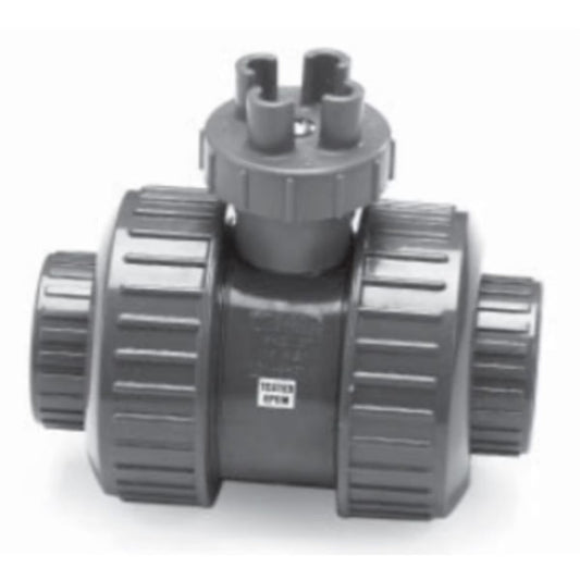 V20101NF-SC  Lasco Tru Union Slo-Close Compact Ball Valve 2 in. Socket x Flange