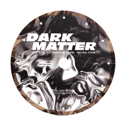 Tile and Stone Technologies 10 in. Wet-Cut Dark Matter Solid Rim Blade