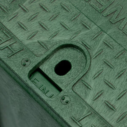 NDS Pro-Spec Valve Box Rectangle 14 in. x 19 in. x 12 in.H Green Box/Green Lid Overlapping ICV