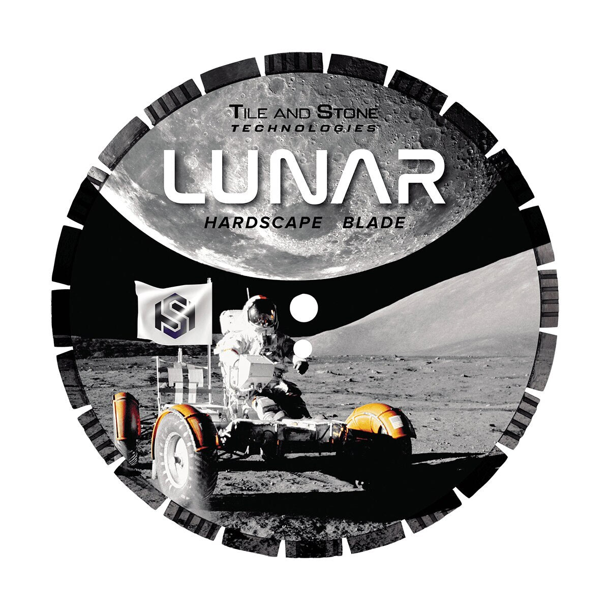 Tile and Stone Technologies Lunar 10 in. Wet-Dry Hardscape Blade