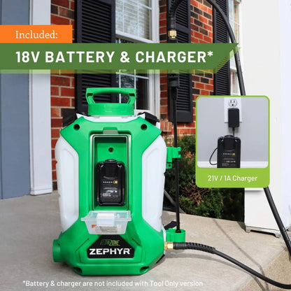 Zephyr FZSATJ-3  4 gal. Battery-Powered Backpack Sprayer |