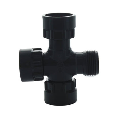 Dura  320-010 Manifold Cross 1 in. Swivel x MIPT x Swivel x Swivel with O-Ring
