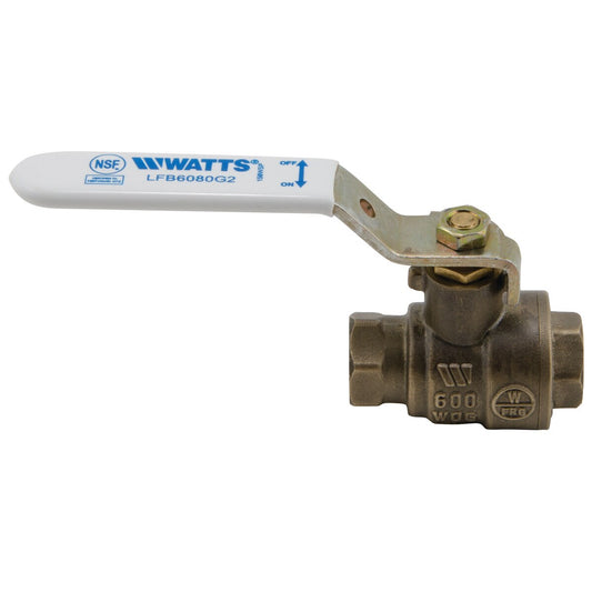 Watts 1 LFB6080G2 Brass Ball Valve