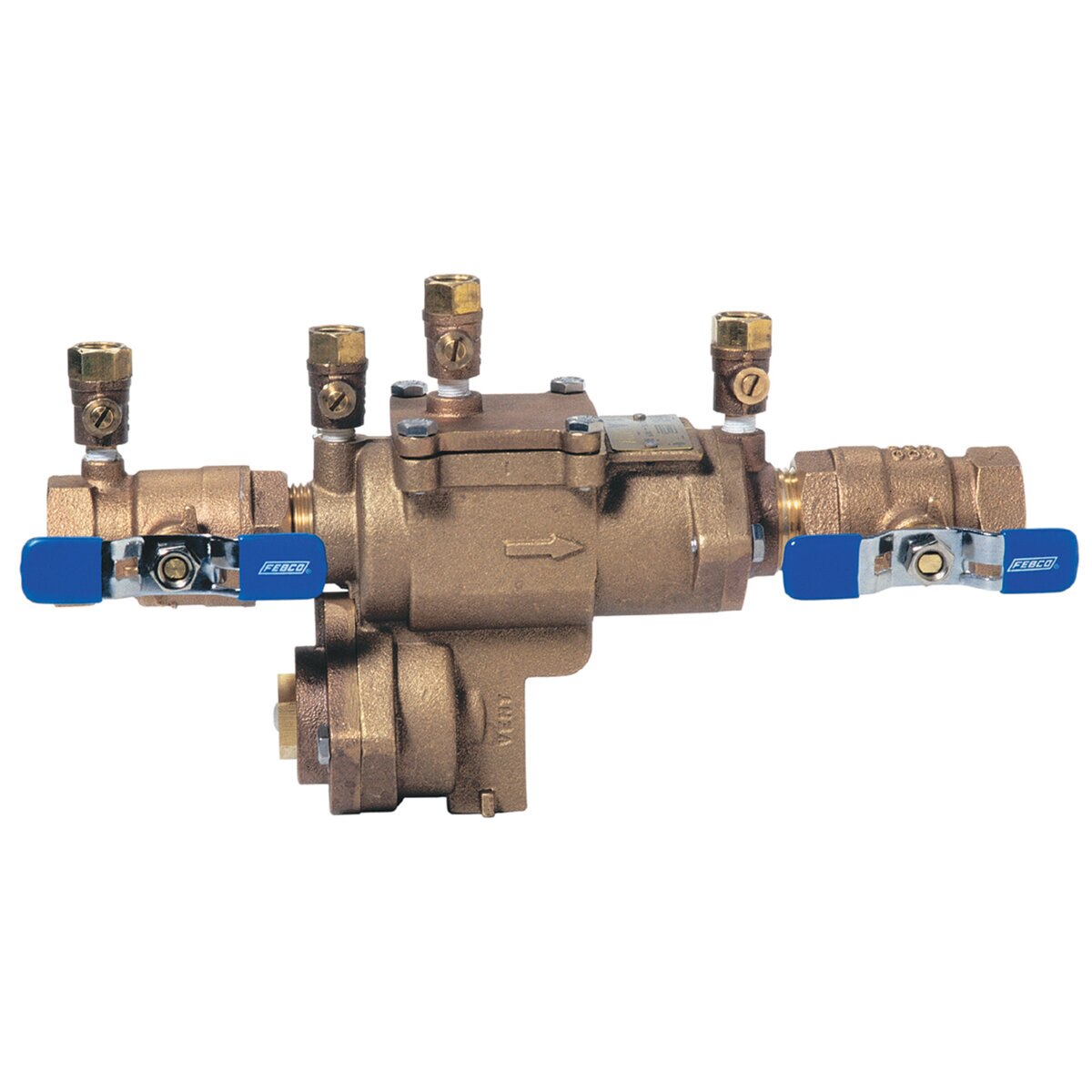 FEBCO 860 Reduced Pressure Inline Backflow Assembly 1-1/2 in. w/ Ball Valve Lead Free | 0683004-NLA