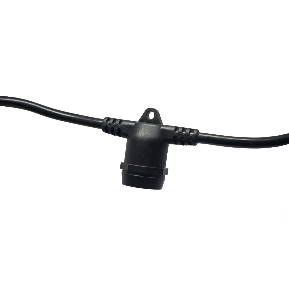 Prime Patio  PP-E26S-48L-INLINE 96 ft. E26 Black Socket Wire w/ 24 in. Spacing 48 No Drop Sockets 12 in. Lead