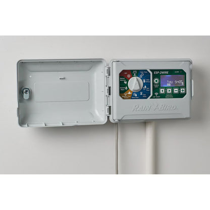 Rain Bird ESP-2WIRE Controller 50 Station Capacity Cabinet w/ Door Wall Mount Plastic 120VAC | ESP-2WIRE