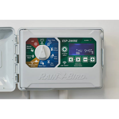 Rain Bird ESP-2WIRE Controller 50 Station Capacity Cabinet w/ Door Wall Mount Plastic 120VAC | ESP-2WIRE