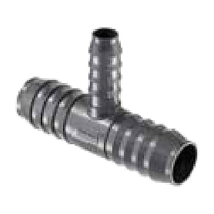 Spears Reducing Tee Gray PVC 1-1/4 in. x 1/2 in. Insert x Insert x Insert
