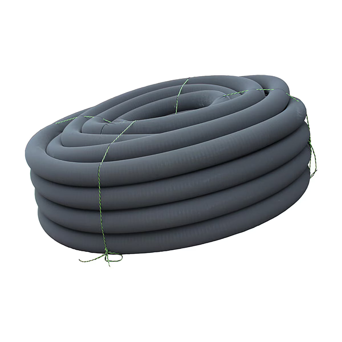 ADS Single Wall Perforated Pipe Black Plastic 6 in. x 20 ft.