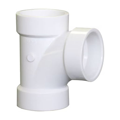 Nibco K098700  DWV Tee PVC 3 in. Hub x Hub x Hub