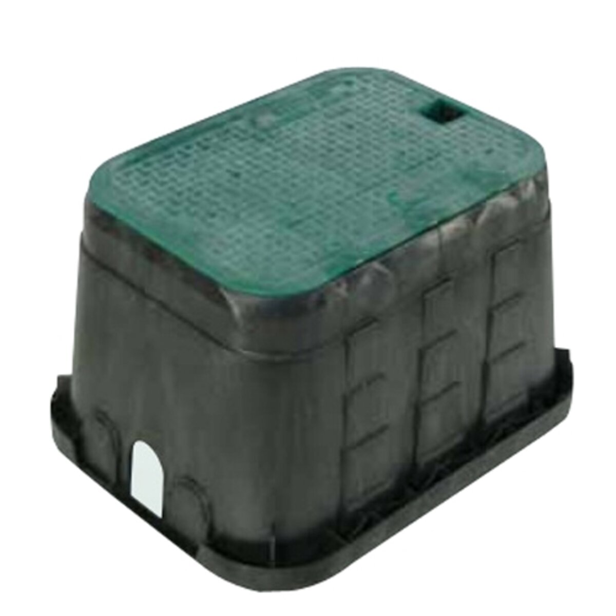 Carson Spec Valve Box Round 10 in. Green Box/Green Lid Overlapping SL-Atlanta