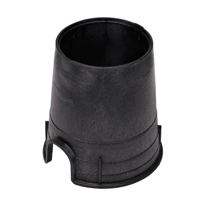 NDS Standard Series Round Valve Box with Cover, Black Box/Green Cover, 6 in. Diameter, HDPE Construction, Overlapping Design, 8-2/3 in. Height