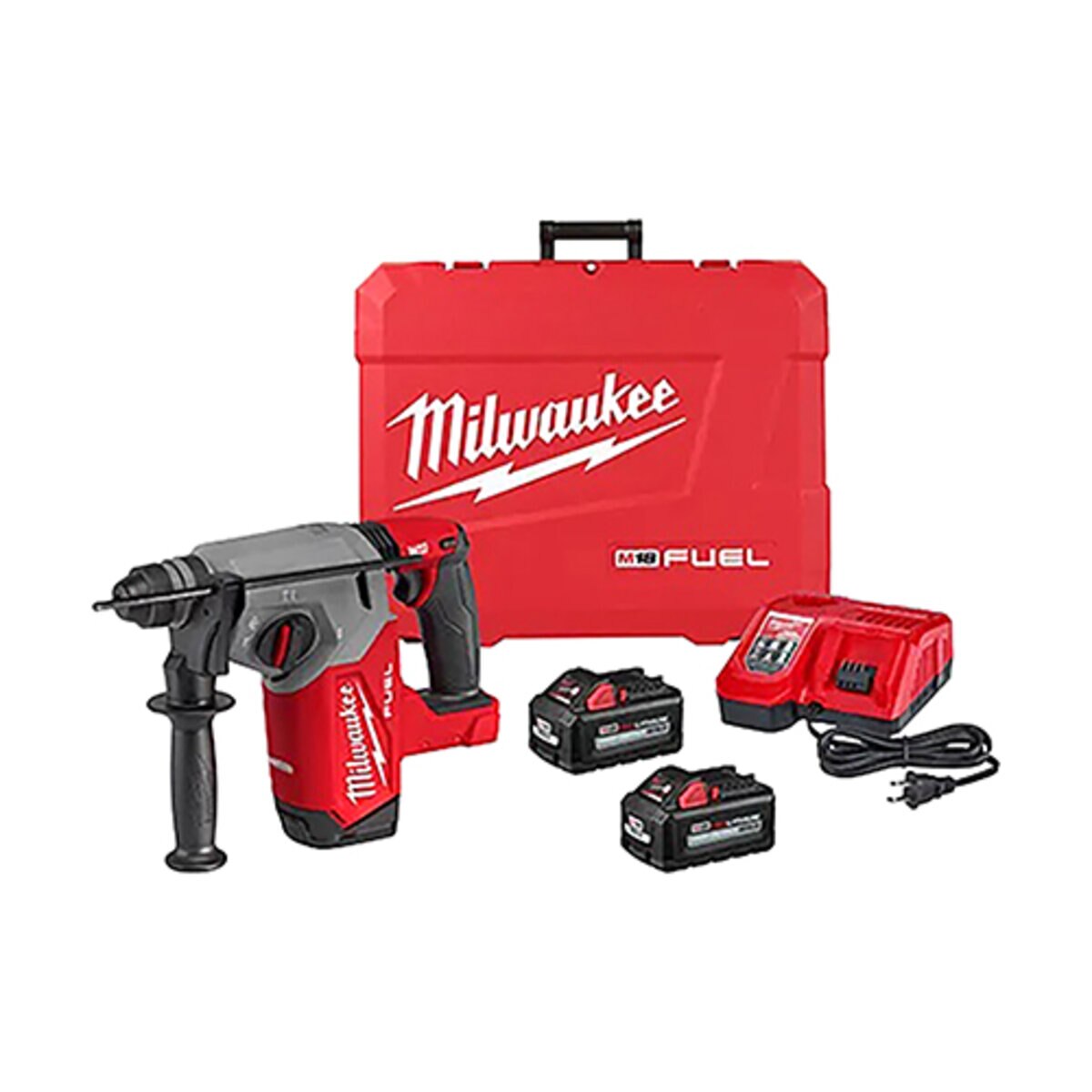 Milwaukee M18 FUEL 1 in. SDS Plus Rotary Hammer Kit