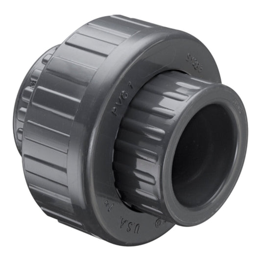 857-025  Schedule 80 PVC Union Valve (Old Style) 2-1/2 in. Socket w/ FKM O-Rings |  Spears