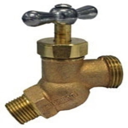Buckner  HB1M  Hose Bibb Red Brass 1/2 in. MIPT x MHT